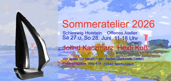 Ausschnitt der Werke von Heidi Koß